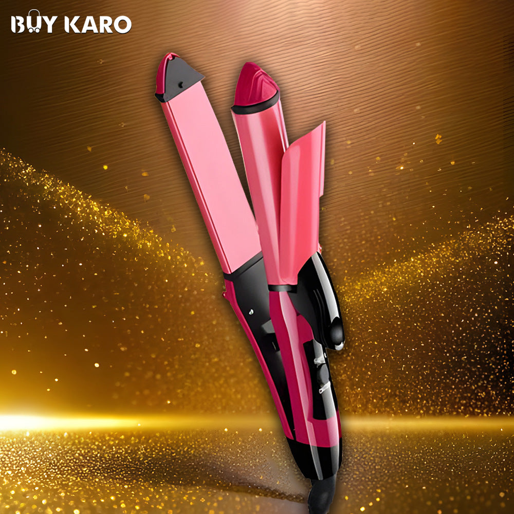 Nova 2 In 1 Hair Straightener And Curler - Buy Karo