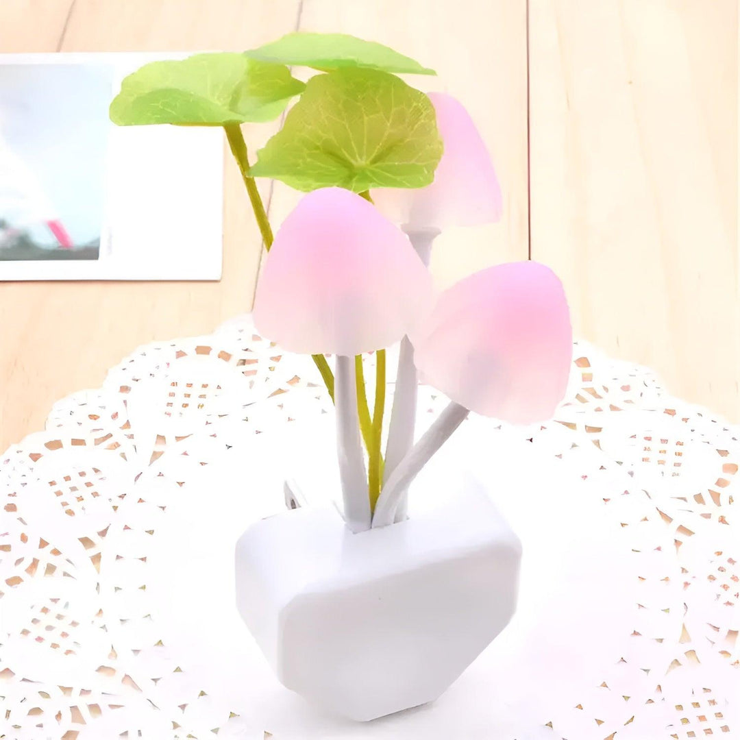 Cute Mushroom Lamp - LED Night Light with Sensor Intelligent Light Control Led Night Light Plug - Buy Karo