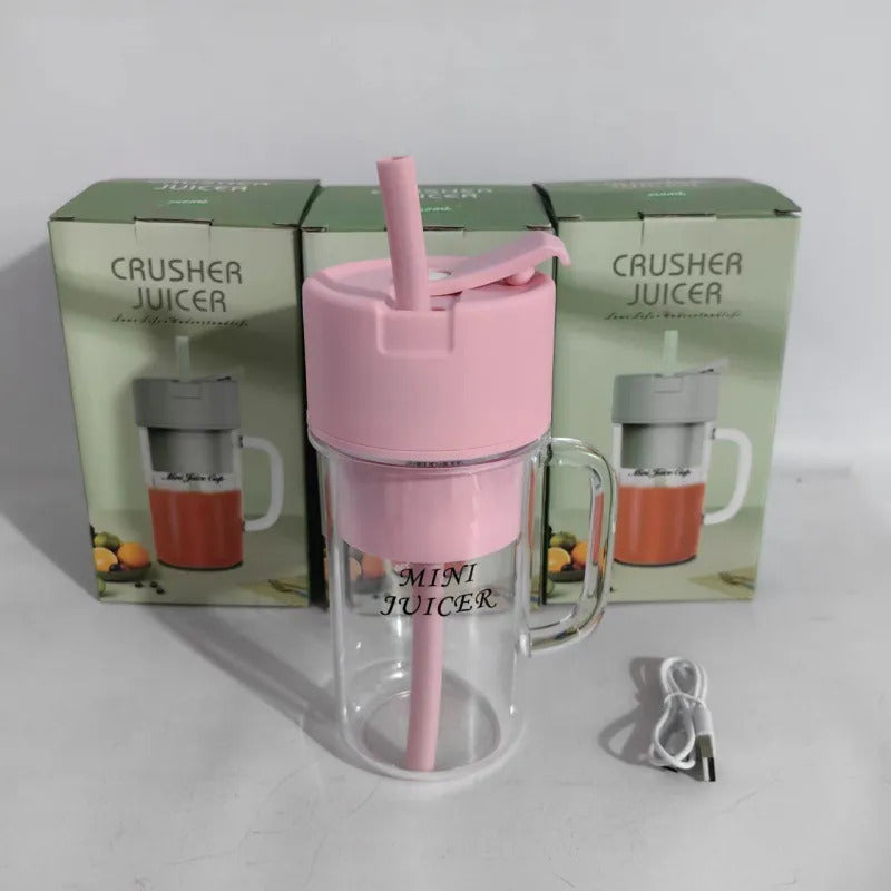 Portable Juicer Cup Blender with Straw